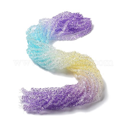 Прозрачные стеклянные бусины&nbsp;LS-GLAA-H023-03F-1