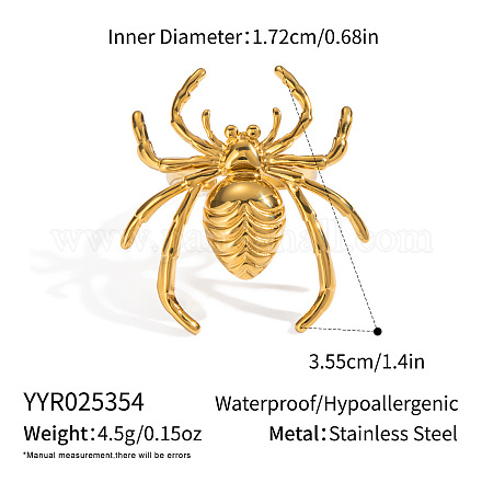 Комплекты манжет-колец-пауков из нержавеющей стали 304 в богемном стиле для женщин DF4394-1-1