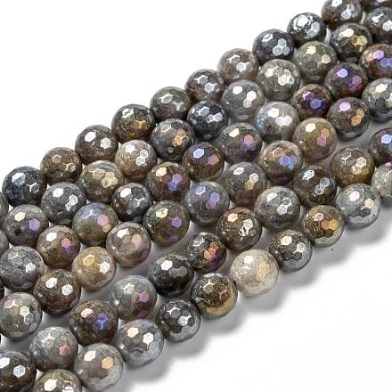 Chapelets de perles en labradorite naturelle  G-G723-01C-1