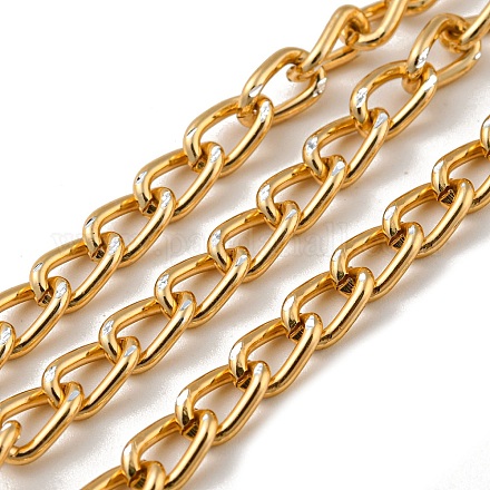 Овальные бордюрные цепи из оксидированного алюминия CHA-TAC0004-02G-1