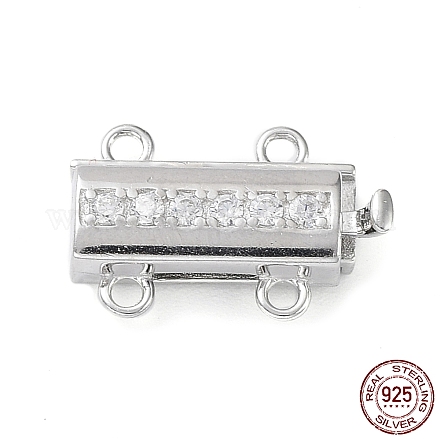 925 стерлинговое серебро с родиевым покрытием STER-G036-03P-1