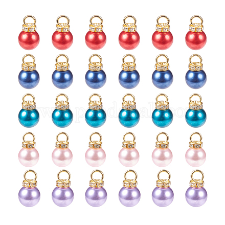 Colgantes de perlas de imitación de acrílico IFIN-PH0023-63G-1