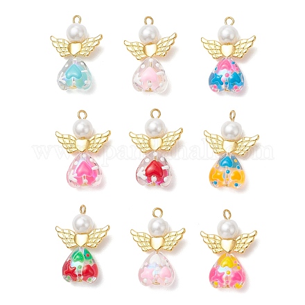 Подвески из стеклянной эмали ручной работы PALLOY-JF04265-02-1