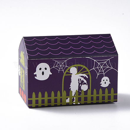 Cajas de regalo de la casa embrujada de halloween CON-L024-D01-1