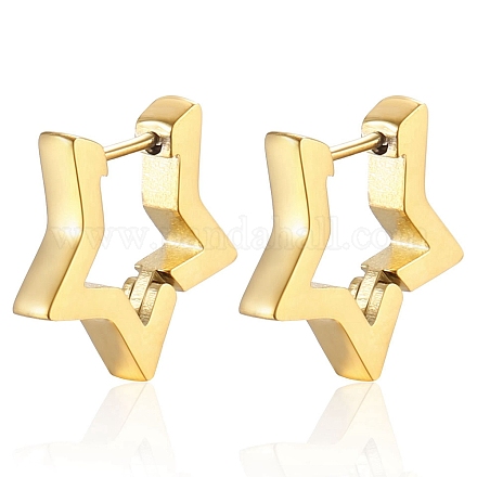 Серьги-кольца из нержавеющей стали 304 PW-WG59979-02-1