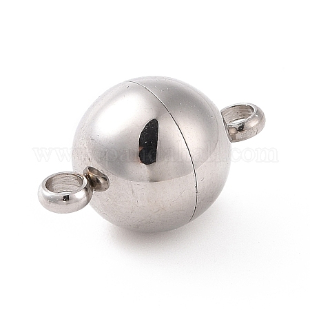 Wholesale 304 Stainless Steel Magnetic Clasps with Loops 