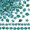 4 Strands 2 Styles Synthetic Turquoise Dyed Beads Strands, Fuel Injection Effect, Starfish & Sea Turtle, Light Sea Green, 13.5~18x14~15x5~7mm, Hole: 1.5~1.6mm, 2 strands/style