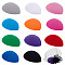 22Pcs 11 Colors EVA Cloth Fascinator Hat Base for Millinery Magic, Mixed Color, 130x100x22mm, 2pcs/color