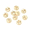 Brass Spacer Beads, Disc, Cadmium Free & Nickel Free & Lead Free, Real 18K Gold Plated, 1x4mm, Hole: 1mm