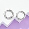 Tarnish Resistant 304 Stainless Steel Huggie Hoop Earrings, Hypoallergenic Earrings, with 316 Surgical Stainless Steel Pin, Stainless Steel Color, 10 Gauge, 16x2.5mm, Pin: 1mm, Inner Diameter: 10mm