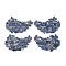 Natural Blue Spot Jasper Eye Patches, Eye Massager for Eye Relaxation & Meditation, 58x88x5mm