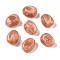 Opaque Acrylic Beads, Two Tone Color, Nuggets, Sienna, 23x19x16mm, Hole: 2.2mm, about 134pcs/500g