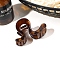 Resin Claw Hair Clips, Hair Accessories for Women & Girls, Saddle Brown, 80mm