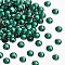 Preciosa® Crystal Hotfix Flatback Stones, Czech Crystal, Round(438 11 612 Chaton Rose VIVA 12 ®), 50730 Emerald, SS6(1.9~2.1mm)