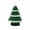 Christmas Resin Figurine Statues, for Home Office Desktop Decoration, Christmas Tree, 19.5x20x28mm