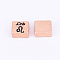 Alloy Enamel Beads, Rectangle with Twelve Constellations, Leo, 8.5x9.5x5.5mm, Hole: 2.5mm