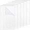 Transparent Acrylic Plates, Rectangle, Clear, 132x76.1~76.2x3mm