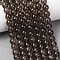 Natural Smoky Quartz Round Beads Strands, 6mm, Hole: 1mm, about 61pcs/strand, 15 inch