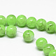 Spray Painted Glass Bead Strands GLAD-S075-12mm-23-3