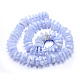Chapelets de perles en agate avec dentelle bleue naturelle G-K221-05-2