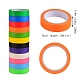 12 rollo de cinta adhesiva de colores de 12 colores AJEW-SZ0002-13-2