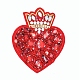 Heart Rhinestone Costume Accessories WG45904-02-1