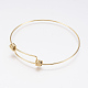 304 Stainless Steel Expandable Bangles BJEW-P184-08G-1
