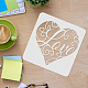 Plastic Reusable Drawing Painting Stencils Templates DIY-WH0172-298-3