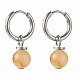 Natural Topaz Jade Beads Earrings for Girl Women Gift EJEW-JE04607-04-1