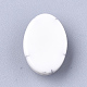 樹脂カボション  模造ターコイズ  オーバル  乳白色  14x10x4mm RESI-T034-08B-06-2