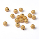 Perles en laiton texturées EC226-G-3