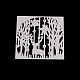 金属切削フレームダイスステンシル  DIYスクラップブッキング/フォトアルバム用  装飾的なエンボス印刷紙のカード  クリスマスのトナカイ/クワガタ  マットプラチナカラー  8x8cm DIY-O006-02-2