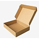 クラフト紙の折りたたみボックス  段ボール箱  私書箱  淡い茶色  36x26x6cm OFFICE-N0001-01M-2