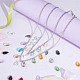 Ahadermaker 104pcs 13 couleurs pendentifs en verre à facettes en forme de larme GLAA-GA0001-40-5