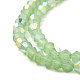 Chapelets de perles en verre peint DGLA-F029-J2mm-A08-3
