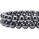 PandaHall Elite Grade AAA Black Non-magnetic Synthetical Hematite Gemstone Round Loose Beads For Jewelry Making (1 Strands) Round G-PH0028-8mm-09-4