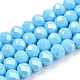 Chapelets de perles en verre électroplaqué X-EGLA-A034-P8mm-A06-1