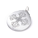 925 grande pendente in argento sterling tailandese STER-G030-01AS-2