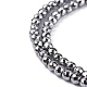 Non-Magnetic Synthetic Hematite Beads Strands G-G093-2mm-2
