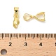 Латунные держатели кулонов с покрытием стойки KK-R211-03G-3
