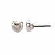 Серьги-гвоздики в форме сердца для женщин EJEW-S213-02A-01S-RS-3