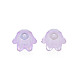 6-Petal Imitation Jelly Acrylic Bead Caps JACR-T002-02A-4