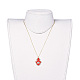 (vendita di fabbrica di feste di gioielli) collane con ciondolo di perline giapponesi fatte a mano NJEW-JN02436-04-3