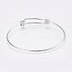 Adjustable 304 Stainless Steel Expandable Bangle Making BJEW-H510-01P-3