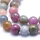 Fili di perle naturali di corindone rosso africa / rubino e zaffiro G-D0010-01B-6mm-3