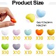 100Pcs Heart Silicone Beads for Keychain Making Cute Silicone Beads Bulk Silicone Bead Kit for Jewelry DIY Craft Making JX310A-2