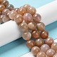 Chapelets de perles de sunstone naturelle naturelles G-N327-01B-03-4