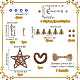 Ahadermaker diy kits de bijoux de cloche DIY-GA0005-07-2