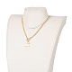 Ожерелья с подвесками из натуральных ракушек NJEW-JN03240-02-5