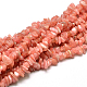 Grade A Natural Rhodochrosite Chip Beads Strands G-E271-93-1